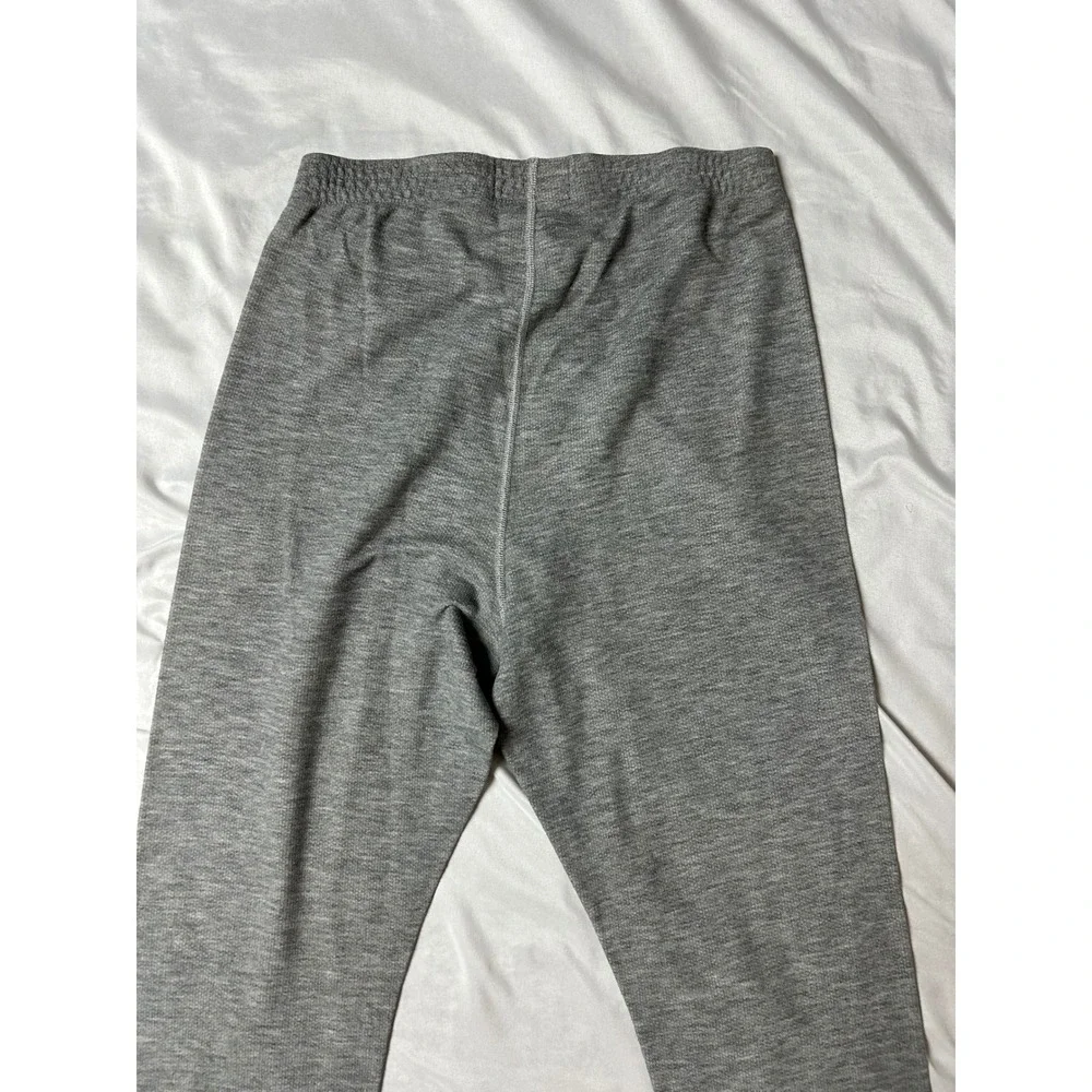 Eddie Bauer EBTEK Mens Small Thermal Base Layer Pants Gray Leggings Vtg Made USA